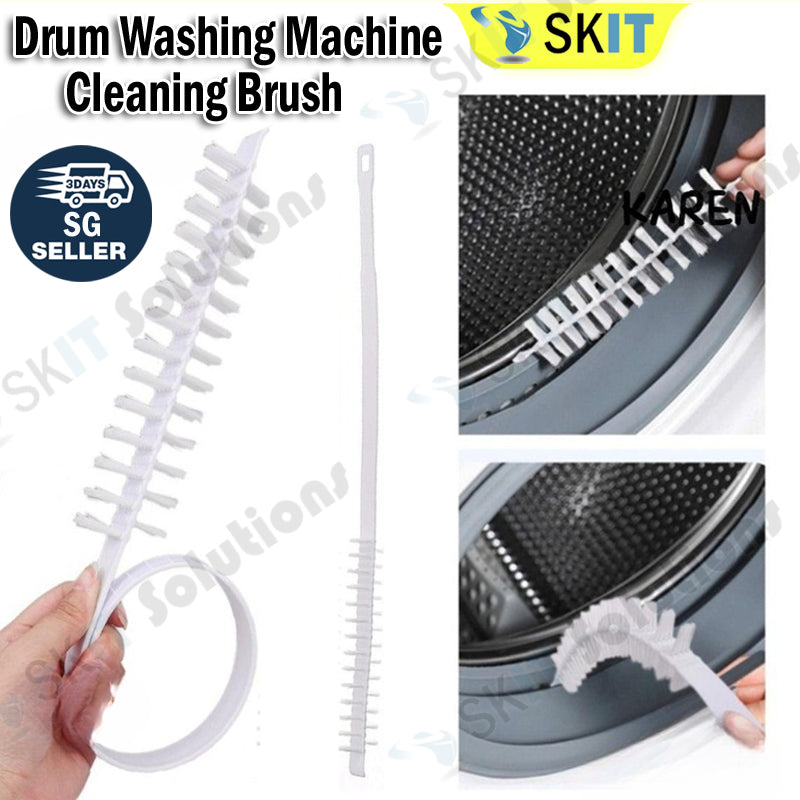 Drum Washing Machine Cylinder Inner Barrel Cleaning Brush Long Handle Crevice Decontamination Tool