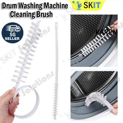 Drum Washing Machine Cylinder Inner Barrel Cleaning Brush Long Handle Crevice Decontamination Tool