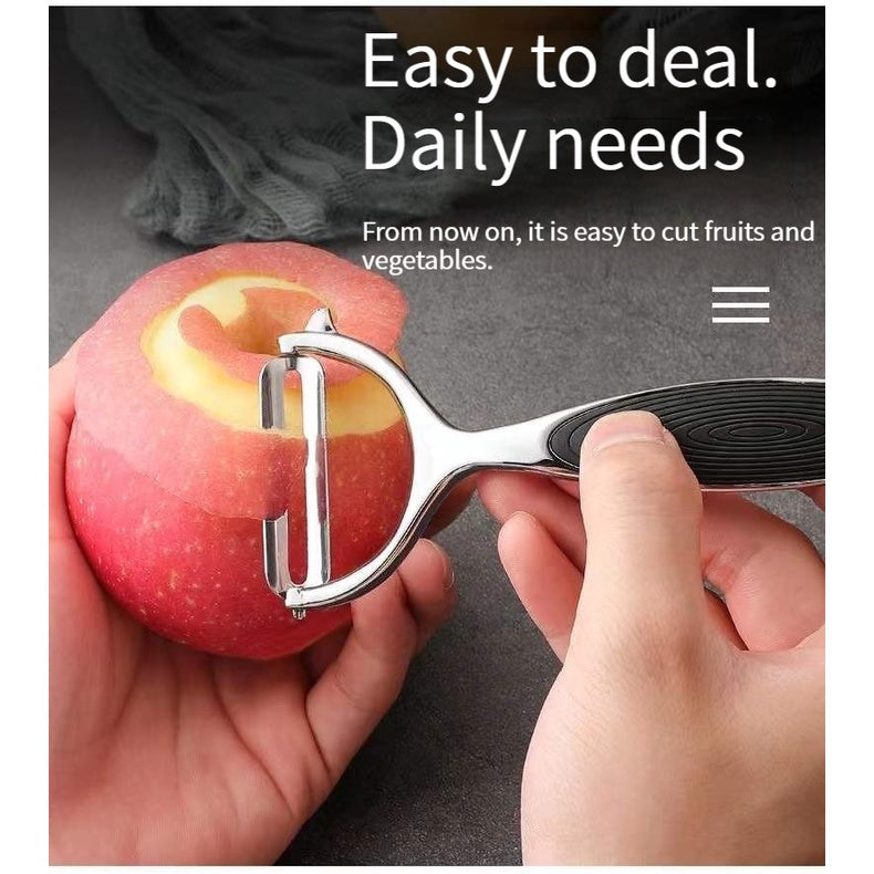 2In1 Stainless Steel Vegetable Fruit Potato Peeler Slicer Multifunctional Cutter Sharp Kitchen Tool