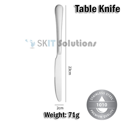 Stainless Steel Cutlery Set Fork Spoon Knife Chopsticks Soup Spoon Tea Spoon Kitchen Utensils Gift