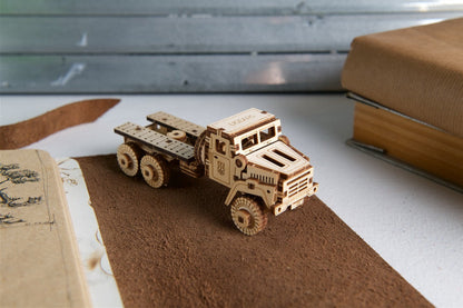 Ugears Military Truck ★Mechanical 3D Puzzle Kit Model Toys Gift Present Birthday Xmas Christmas Kids Adults