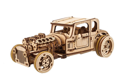 Ugears Hot Rod Furious Mouse ★Mechanical 3D Puzzle Kit Model Toys Gift Present Birthday Xmas Christmas Kids Adults