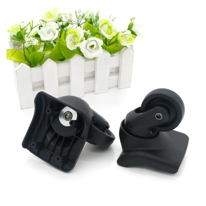 4PCS Set Universal Travel Suitcase Replacement Wheels 360° Swivel Dual Roller Silent Luggage Parts