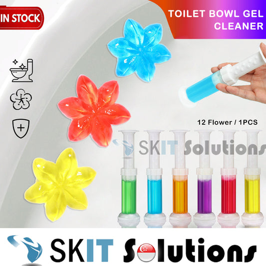 Toilet Bowl Fragrance Flower Cleaning Gel Bathroom Air Freshener Aromatherapy Deodorant Cleaner