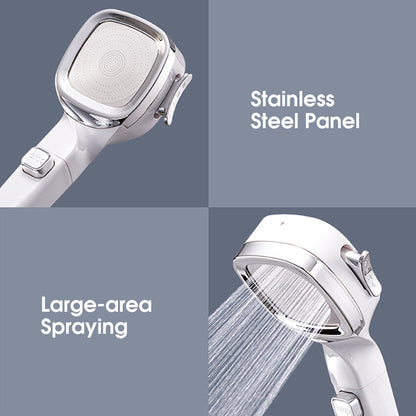 4 Modes High Pressure Showerhead with Filter Strong Powerful Pressurized Booster Shower Head Nozzle Sprayer Sprinkler