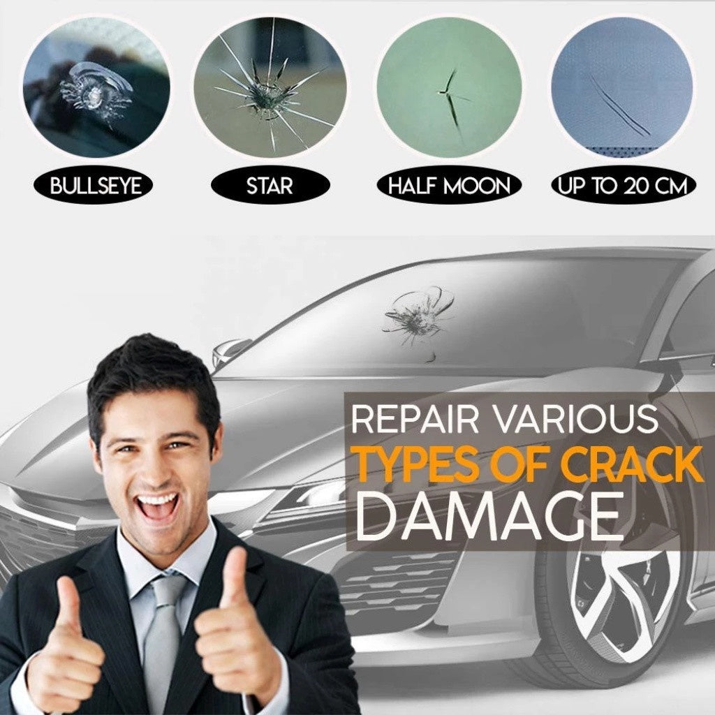 Car Glass Nano Repair Fluid Crack Repair Solution Kit Auto Windshield Resin Tools Automotive Windscreen