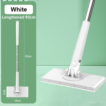 Automatic Cloth Changing Mini Mop Hands-Free With Face Towels Hand-Free Wash Rotating Mop Push-Pull