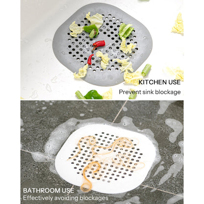 Silicone Drain Cover Sink Strainer Filter Sink Plug Strainer Anti-Blocking Hair Catcher Stopper Trap