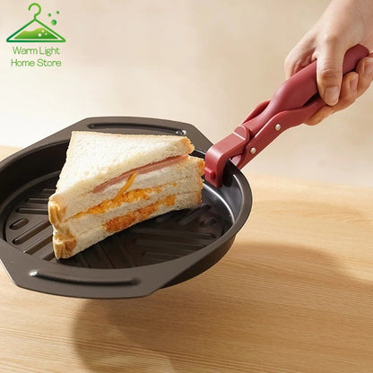 Anti-Scalding Clip Non-Slip Hot Plate Gripper Kitchen Bowl Clamp Heat Resistant Durable Silicone Tong