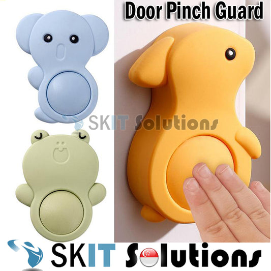 Ultra-Soft Door Slam Stopper Pinch Guard Protector for Babies Toddlers Cartoon Foam Finger-Proof Prevent Slamming Locked