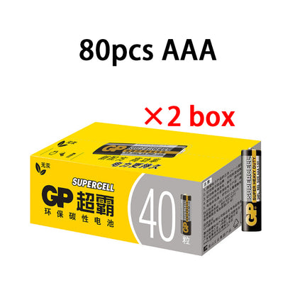 20/40/80pcs GP Supercell AA AAA Battery 1.5V Carbon Zinc Batteries for Toy Clock Remote Control Mouse