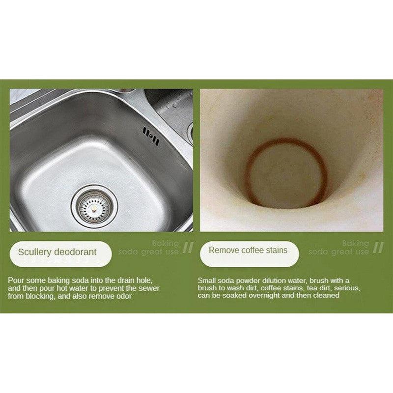 [BUNDLE OF 10 Packs] 25g Kitchen Cleaner Soda Powder Decontamination Baking Soda Powder Household Cleaning For Bathroom