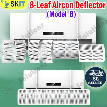 57-92cm Retractable Air Conditioner Wind Shield Aircon Deflector Adjustable Universal AC Windshield