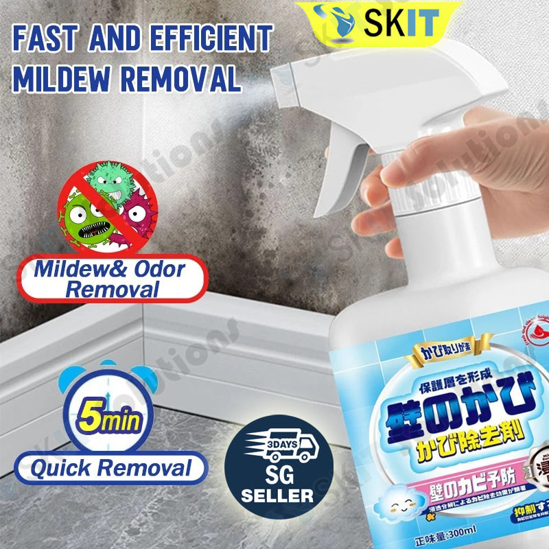 Japan Mold Remover Spray Quickly Mould Mildew Stains Remover Magic Cleaning Wall Mold Tile Cleaner