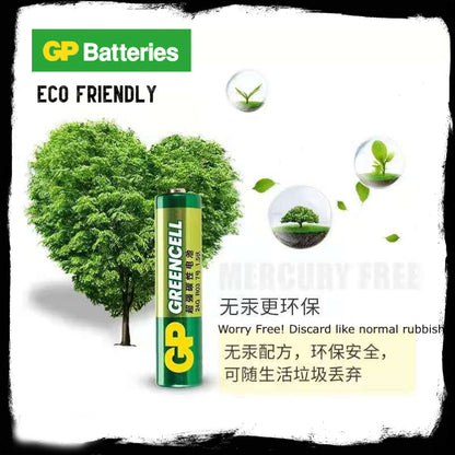 20/40/80pcs GP Greencell AA AAA Battery 1.5V Carbon Zinc Batteries for Toy Clock Remote Control Mouse