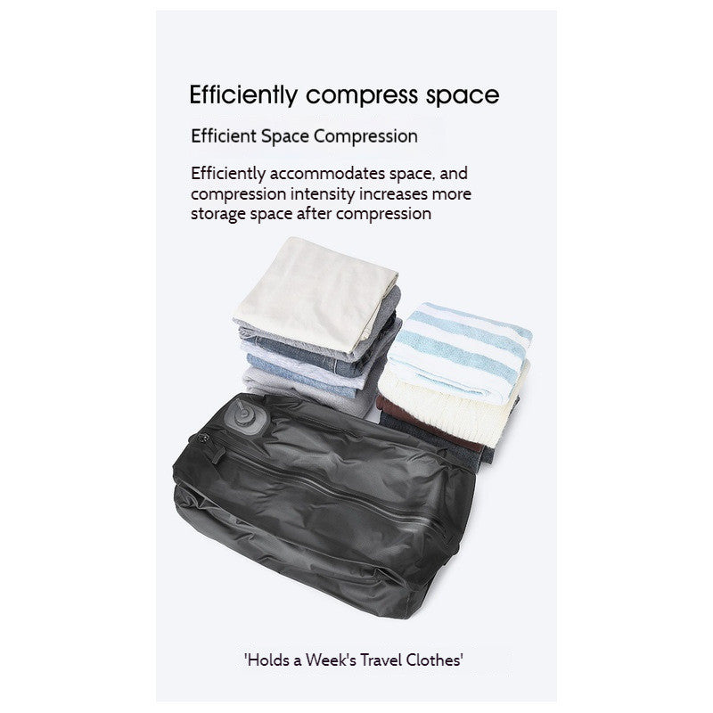 Rechargeable Automatic Vacuum Storage Bag USB-C Airtight Compression Bag for Travel Luggage Clothes