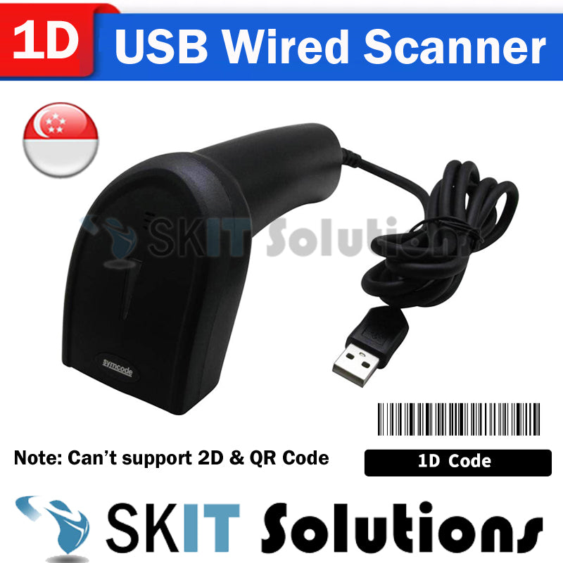 Symcode 1D/2D/QR Barcode Wired/2.4GHz Wireless/Bluetooth Scanner Handheld Laser Scan Screen Bar Code Reader