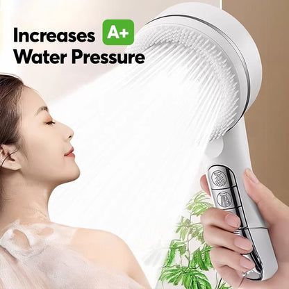 German Premium Shower Head Handheld High Pressure Showerhead Spa Massage Filtered Spray Gun Bathroom