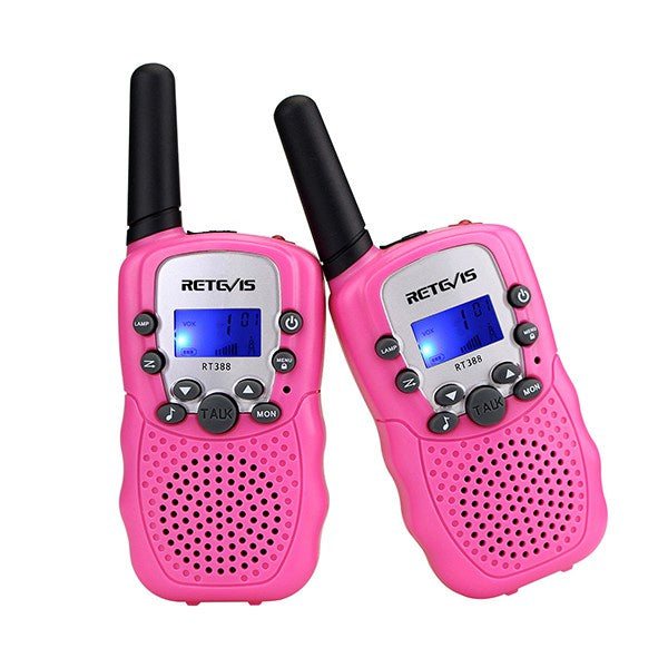 2Pcs / 3Pcs Mini Walkie Talkie 22 Channels Push Talk LCD Screen Range 3-5Km Radio Gift Kids Game Toys