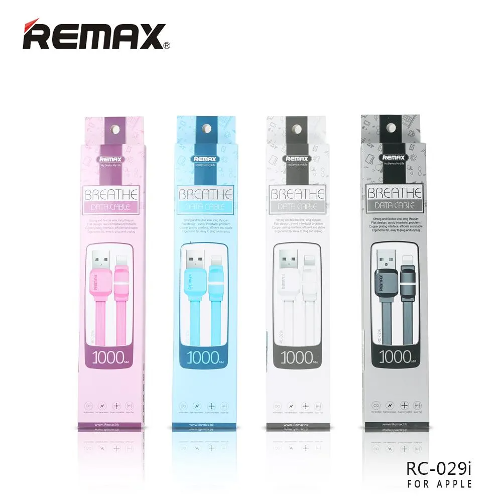 Remax Breathe LED Turbo Charging USB Data Sync Charger Cable 2.1A Micro USB Android Samsung XiaoMi HTC LG