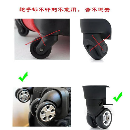 Travel Luggage Wheel Protector Case Wheels Protective Cover Trolley Box Caster Suitcase Accessories