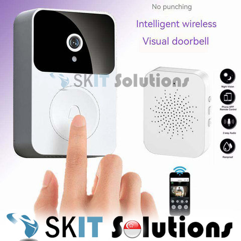 X9 Visual Doorbell Wireless Door Bell Remote Home Intelligent HD Monitoring Night Vision Visual Intercom