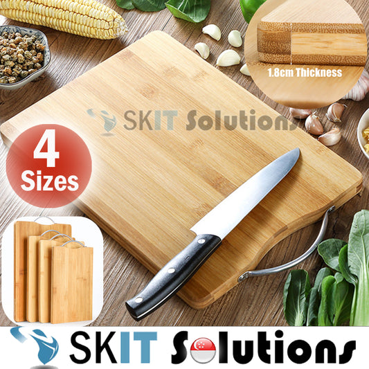 Hangable Lightweight Bamboo Cutting Board Durable Wooden Chopping Serving Board Kitchen Household