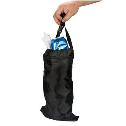 2PCS Car Garbage Bag Trash Can Back Seat Headrest Portable Foldable Leakproof Storage Organizer