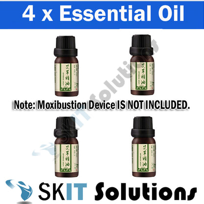 Portable Heated Moxibustion Massage Device Scraping Bianstone Gua Sha Cupping Body Tool Moxa Stick
