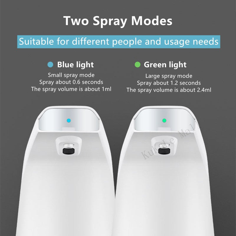 330ml Automatic Touchless Smart Auto Foam Soap Dispenser Holder Handfree Infrared Motion Sensor Battery/USB Rechargeable