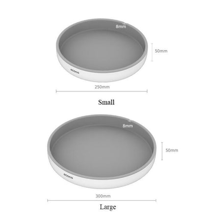 Ecoco 360 Rotating Tray Spice Rack Kitchen Organizer Turntable Seasoning Storage Shelf Lazy Susan