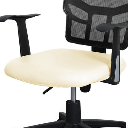 Waterproof Office Chair Seat Cover PU Leather Chair Seat Cover Elastic Computer Chair Seat Cover