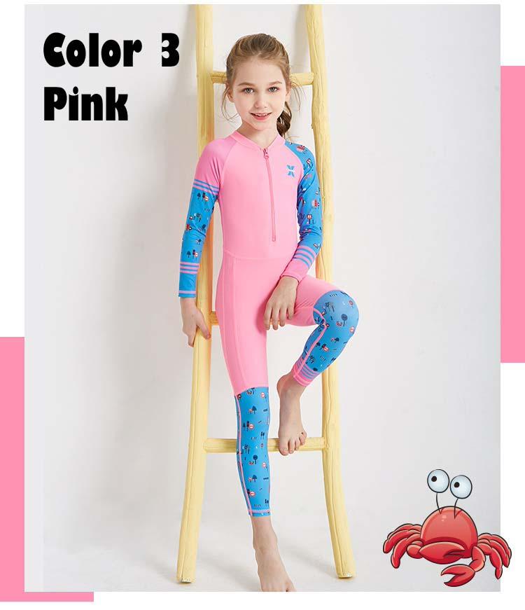 KIDS Swimsuit ★ LS-18822 Long Sleeve Swimming Costume Wear Suit★ Swim Clothes Boy and Girl