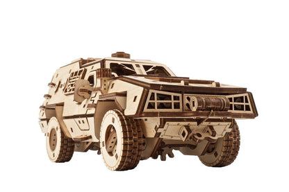 Ugears Dozor-B Combat Vehicle ★Mechanical 3D Puzzle Kit Model Toys Gift Present Birthday Xmas Christmas Kids Adults