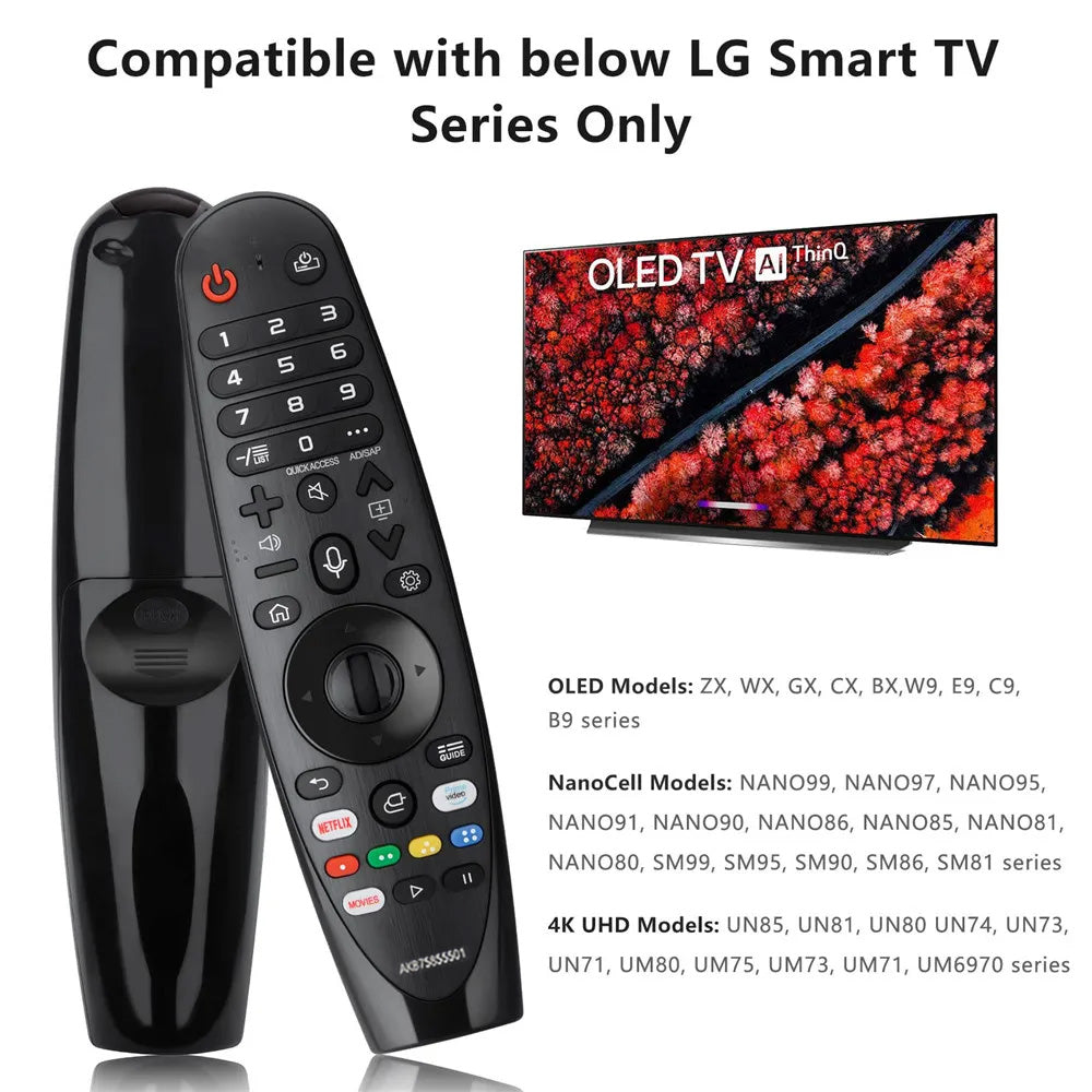 AKB75855501 Voice Replacement Remote Control AN-MR20GA AN-MR19BA AN-MR18BA for LG Smart TV Magic