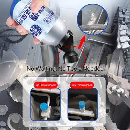 Car Air Conditioner Restorer R134A Refrigerant AC Aircon Cooling Gas Enhancer Top Up Booster Leak