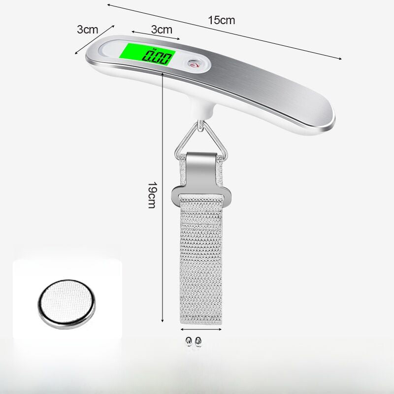 Portable Digital Luggage Scale 50kg 110lb with Belt or Hook Handheld Hanging Travel Bag Weight Scale