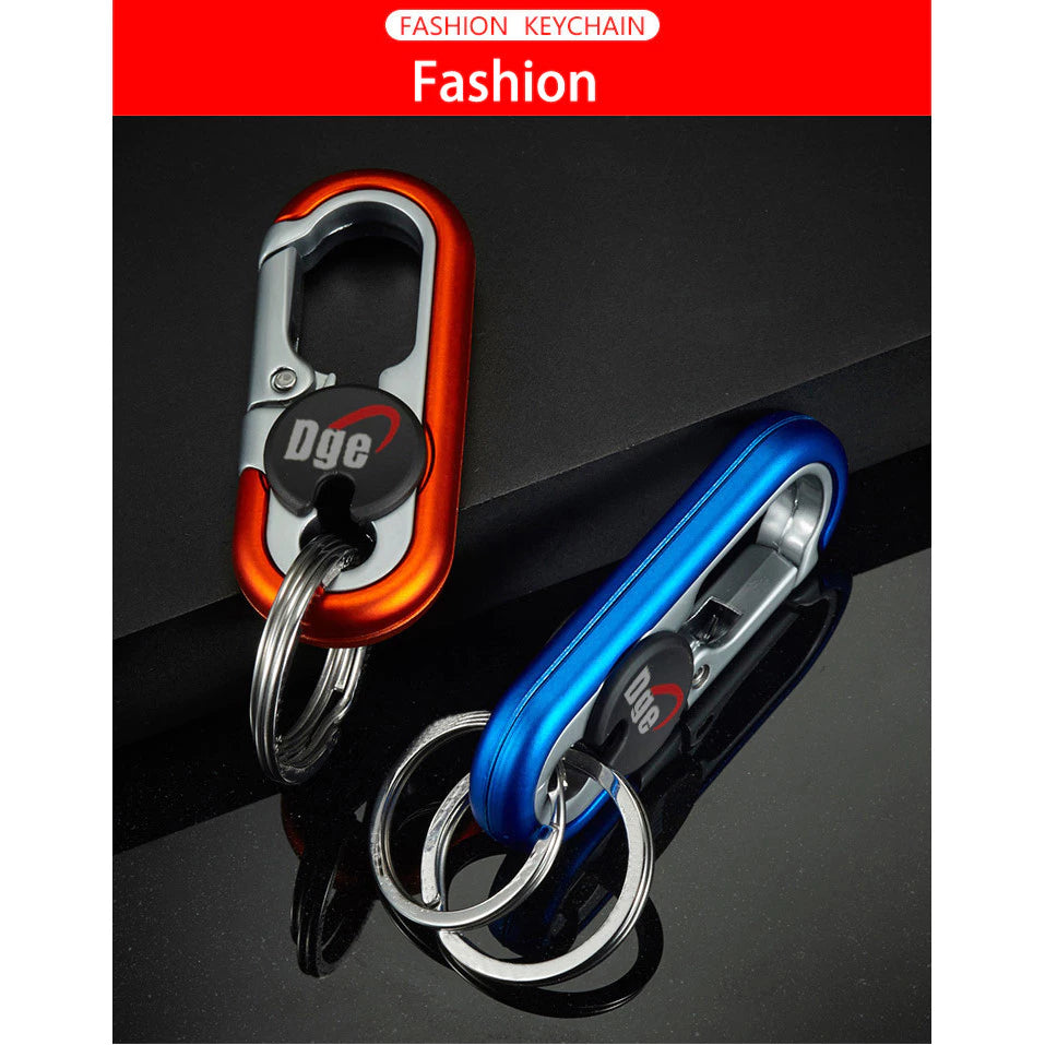 Metal Car Keychain Stainless Steel Carabiner Hook Waist Belt Key Holder Clip Men Motorcycle Travel