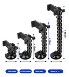 4 / 7-Section Flexible Gooseneck Extension Suction Cup Car Mount Holder with Phone Holder for Gopro Hero, Smart Phones