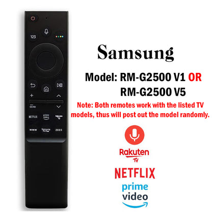 Universal Replacement Samsung Smart TV Remote Control w/ Voice BN59-01259B 01385A 01432A RM-D1078 G2500 V1 V5
