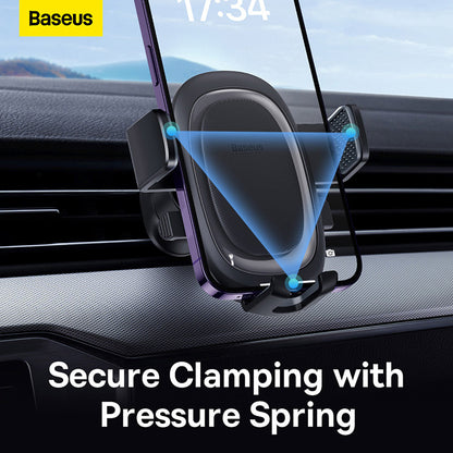 Baseus UltraControl Pro Series Auto Clamping-Type Car Holder Set iPhone 15 Pro Max Huawei Redmi Oppo Samsung Xiaomi Cluster