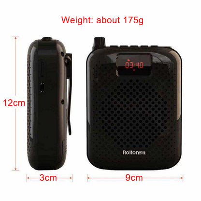 Rolton K500 Mini Bluetooth Loudspeaker Voice Amplifier w/ Mic USB MicroSD Portable Teaching Speaker