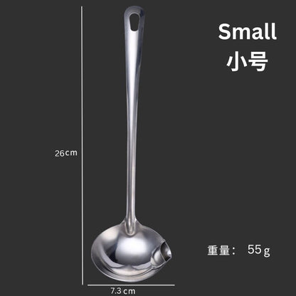 Stainless Steel Filter Oil Spoon Colander Oil Soup Separator Household Kitchen Cooking Drain Oil Spoon Fat Separator