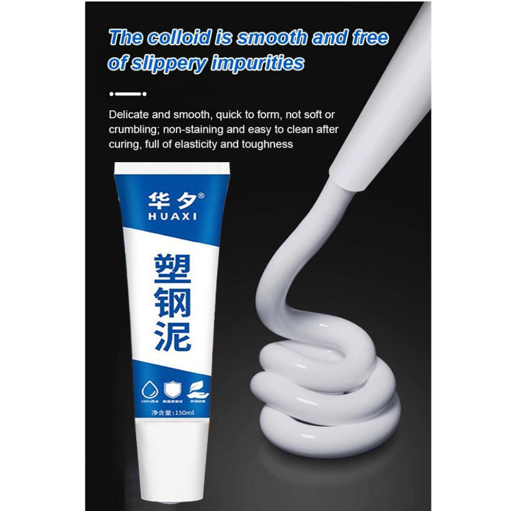 150ML Silicone Sealant FREE 10 Gifts Tile Grout Repair Kit Waterproof Anti Fungal Mould Proof White