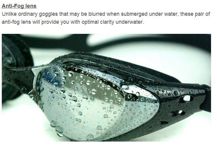 Adult Kid Swimming Goggles Anti Fog UV Protection Leakproof Power 0 Normal Vision Pool Swim Glasses