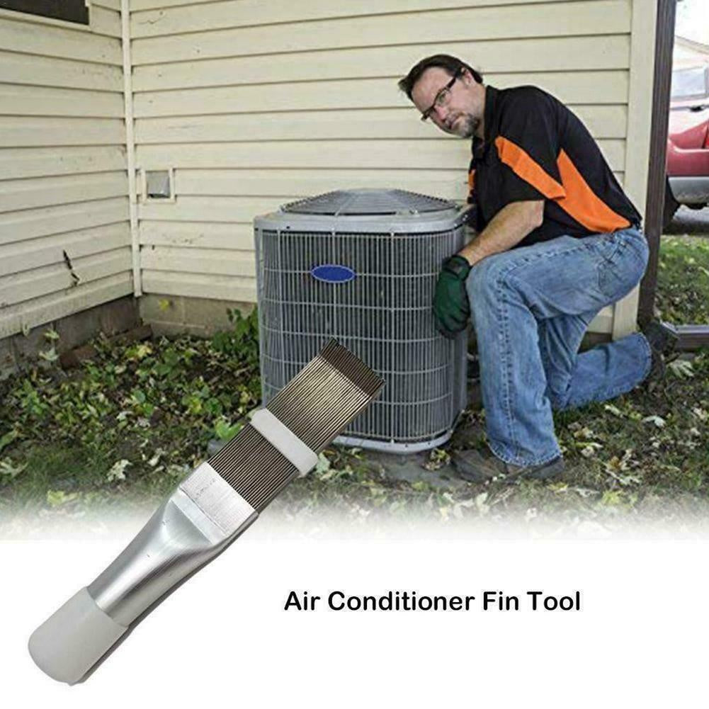 Air Conditioner Fin Comb AC Coil Cleaner Straightener Aircon Condenser Radiator Fin Repair Tool Brush