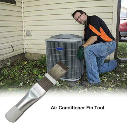 Air Conditioner Fin Comb AC Coil Cleaner Straightener Aircon Condenser Radiator Fin Repair Tool Brush