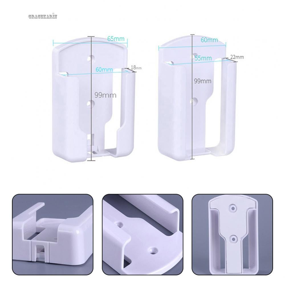 Small / Large Universal Aircon Remote Wall Mount Holder Bracket w/ 3M Adhesive / Screw Mount Option