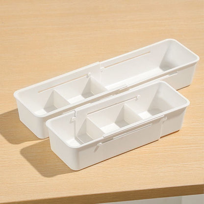 Expandable Drawer Storage Box Organizer Bin Divider Adjustable Tray Organiser Kitchen Cabinet Wardrobe