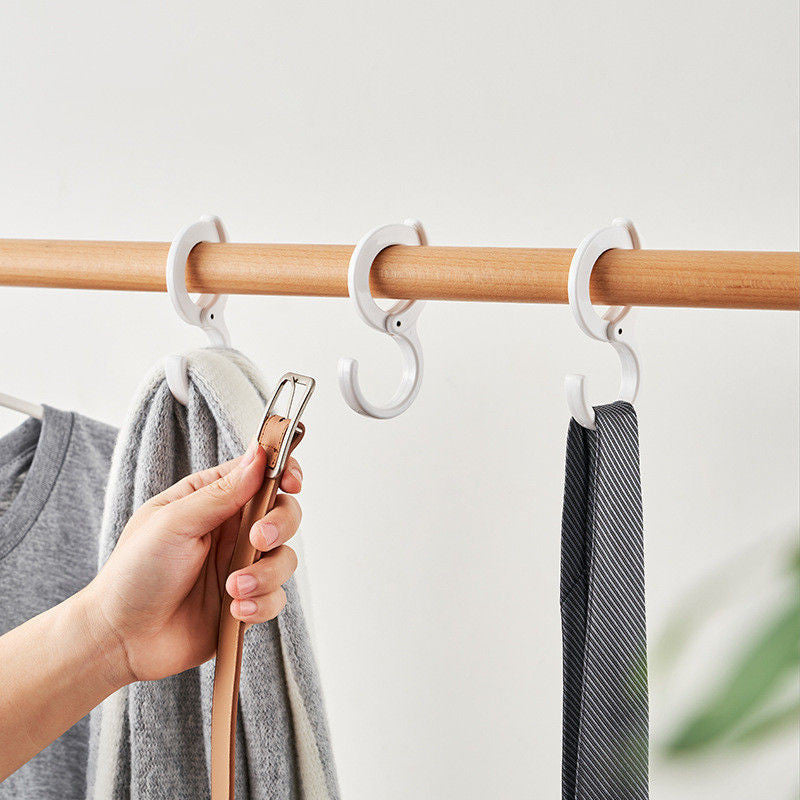 1pc Adjustable S-Shaped Hook Safety Buckle Closet Rod Clothes Bag Foldable Travel S Hanger Baby Pram